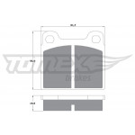 TOMEX Brakes Bremsbelagsatz, Scheibenbremse